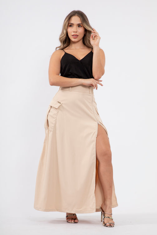 Falda Maxi tipo Cargo
