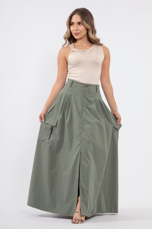 Falda Maxi Tipo Cargo