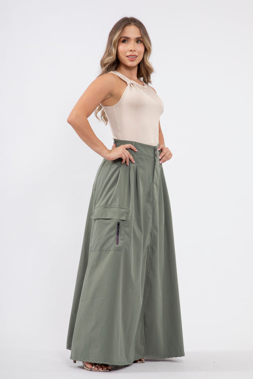 Falda Maxi Tipo Cargo