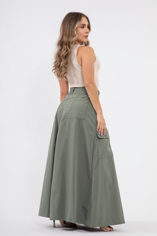 Falda Maxi Tipo Cargo