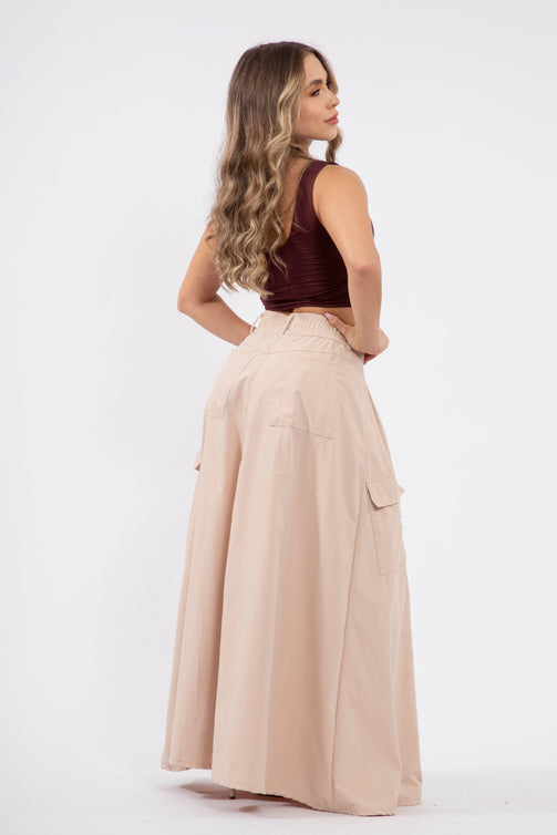 Falda Maxi Tipo Cargo