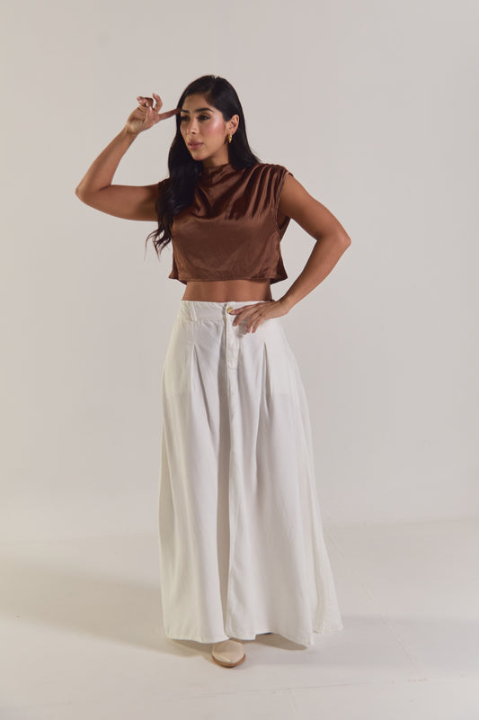 Falda maxi con abertura frontal - REF: 10084