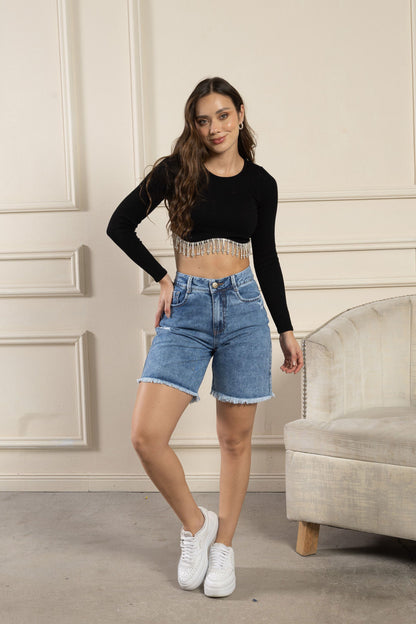 Bermuda en denim - REF: 10301