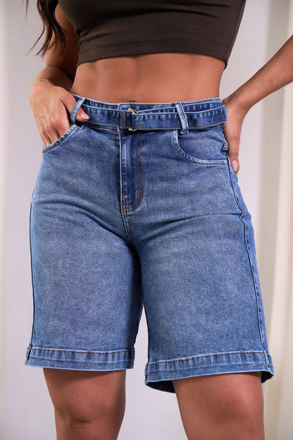 Bermuda con cinturón - REF: 10363