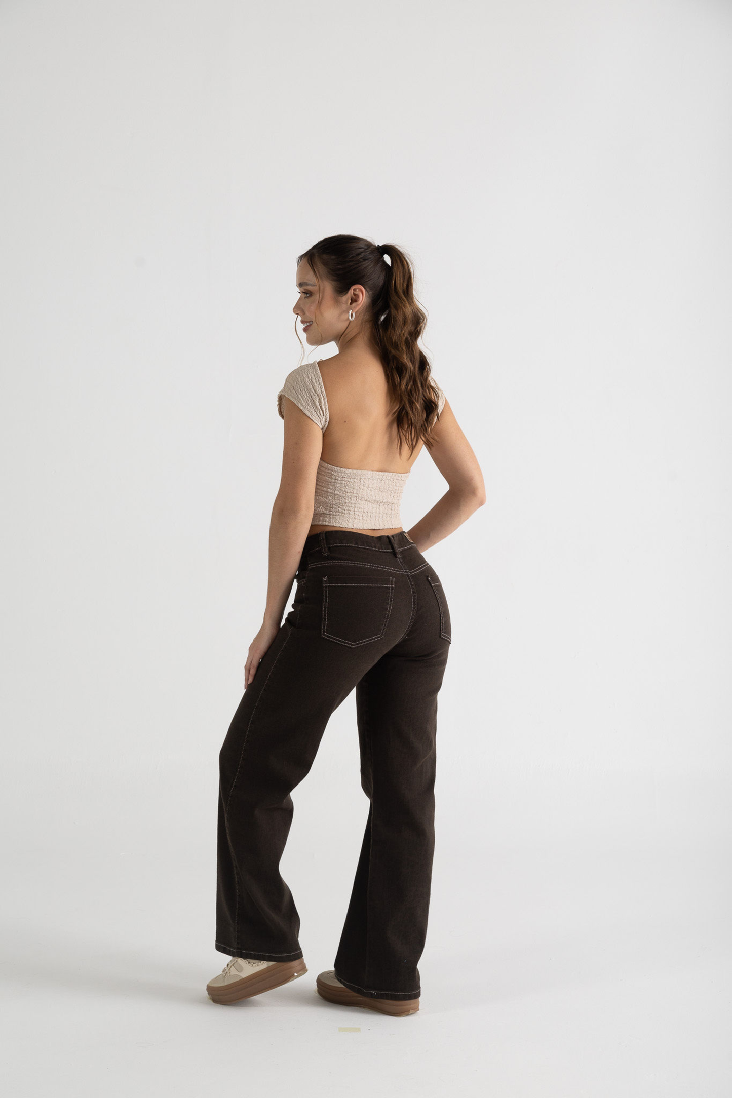 Jean en tela animal print - REF: 10325