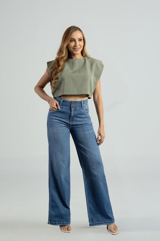 Jean clásico wide leg - REF: 10224