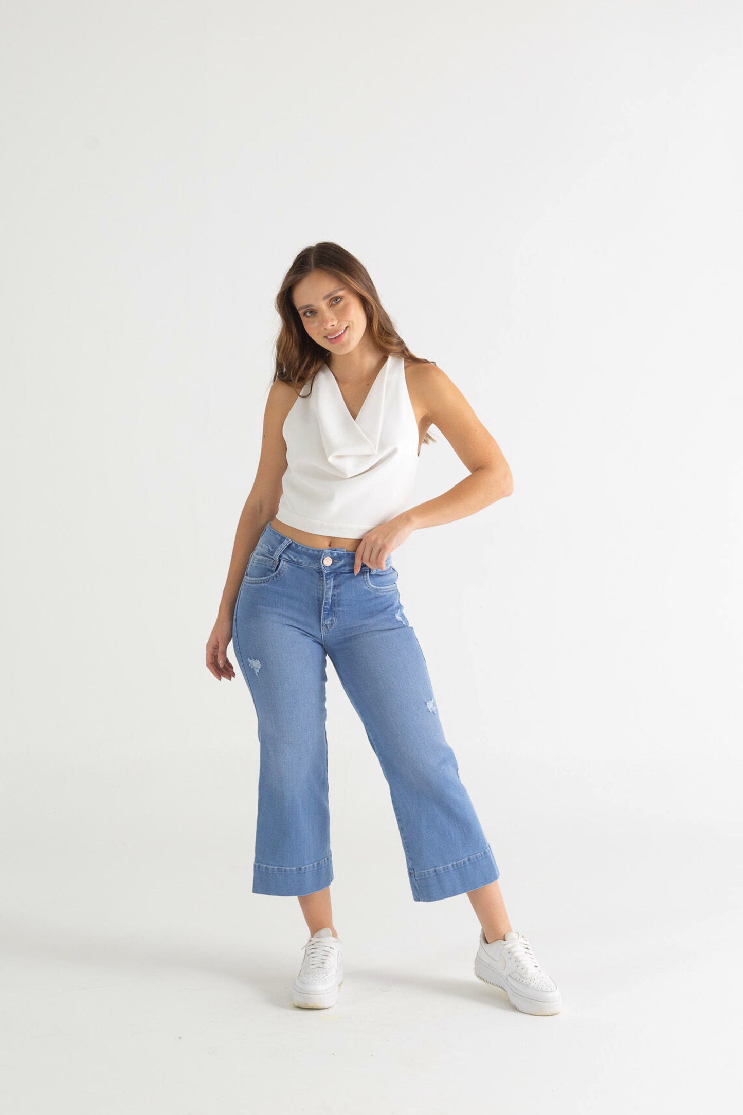 Jean culotte tono claro - REF: 10269