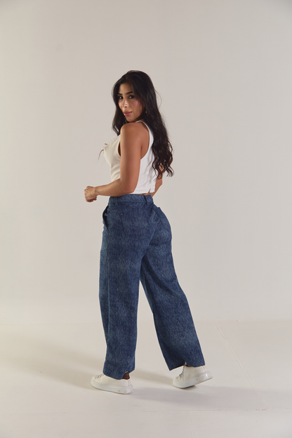 Jean con denim texturizado - REF: 10339