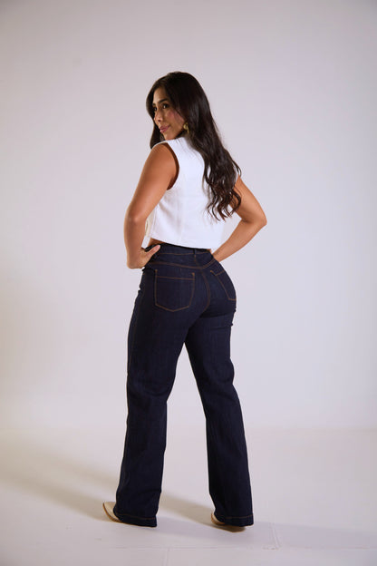 Jean clásico con detalle en pretina - REF: 10308