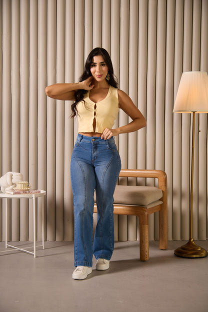 Jean con vena decorativa - REF: 10341