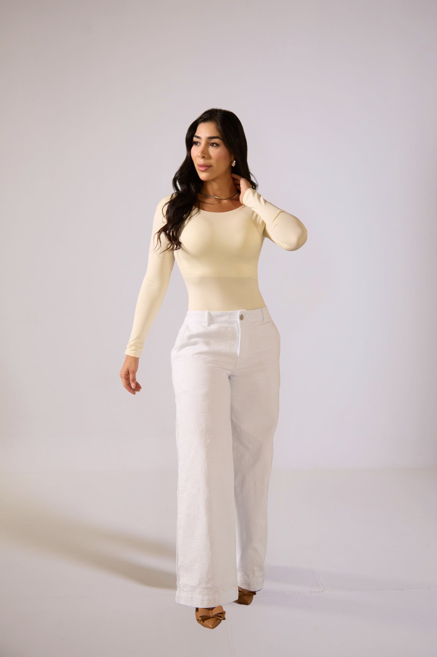 Jean con flores bordadas - REF: 10328