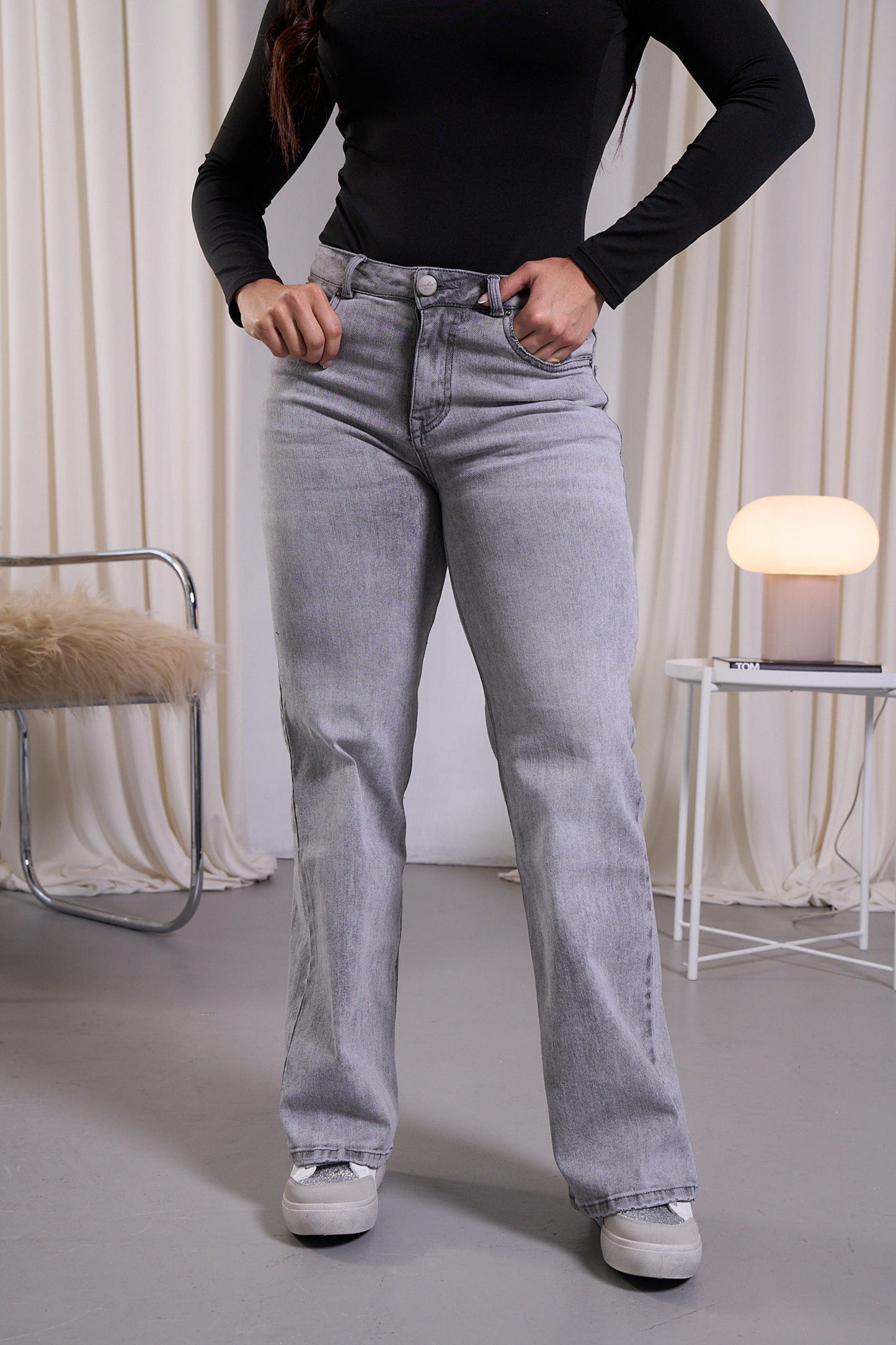 Jean recto gris claro - REF: 10377