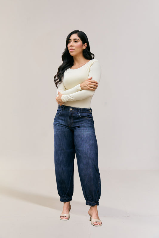 Pantalón aladino en denim - REF: 10453