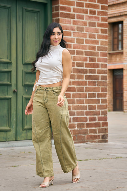 Jean wide leg barrel - REF: 10410