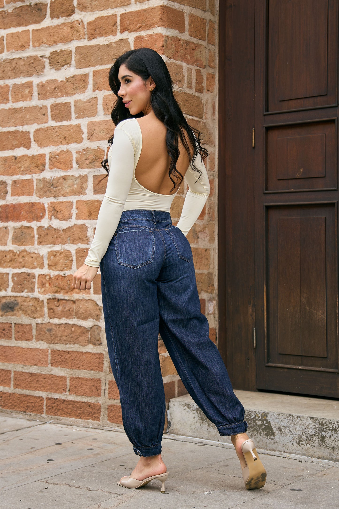 Pantalón aladino en denim - REF: 10453