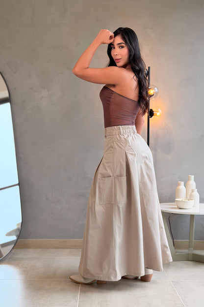 Falda cargo con abertura frontal - REF: 10348