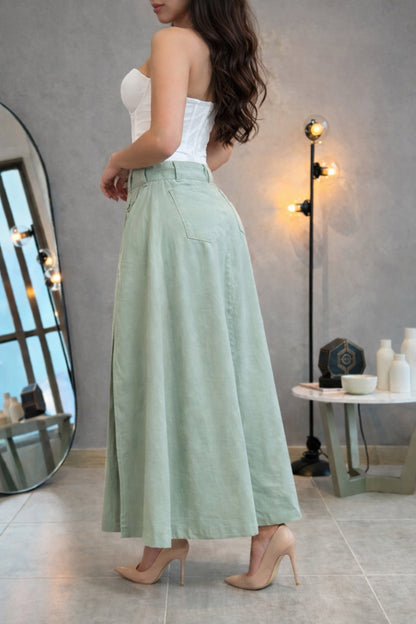 Falda con aberturas delanteras - REF: 10318