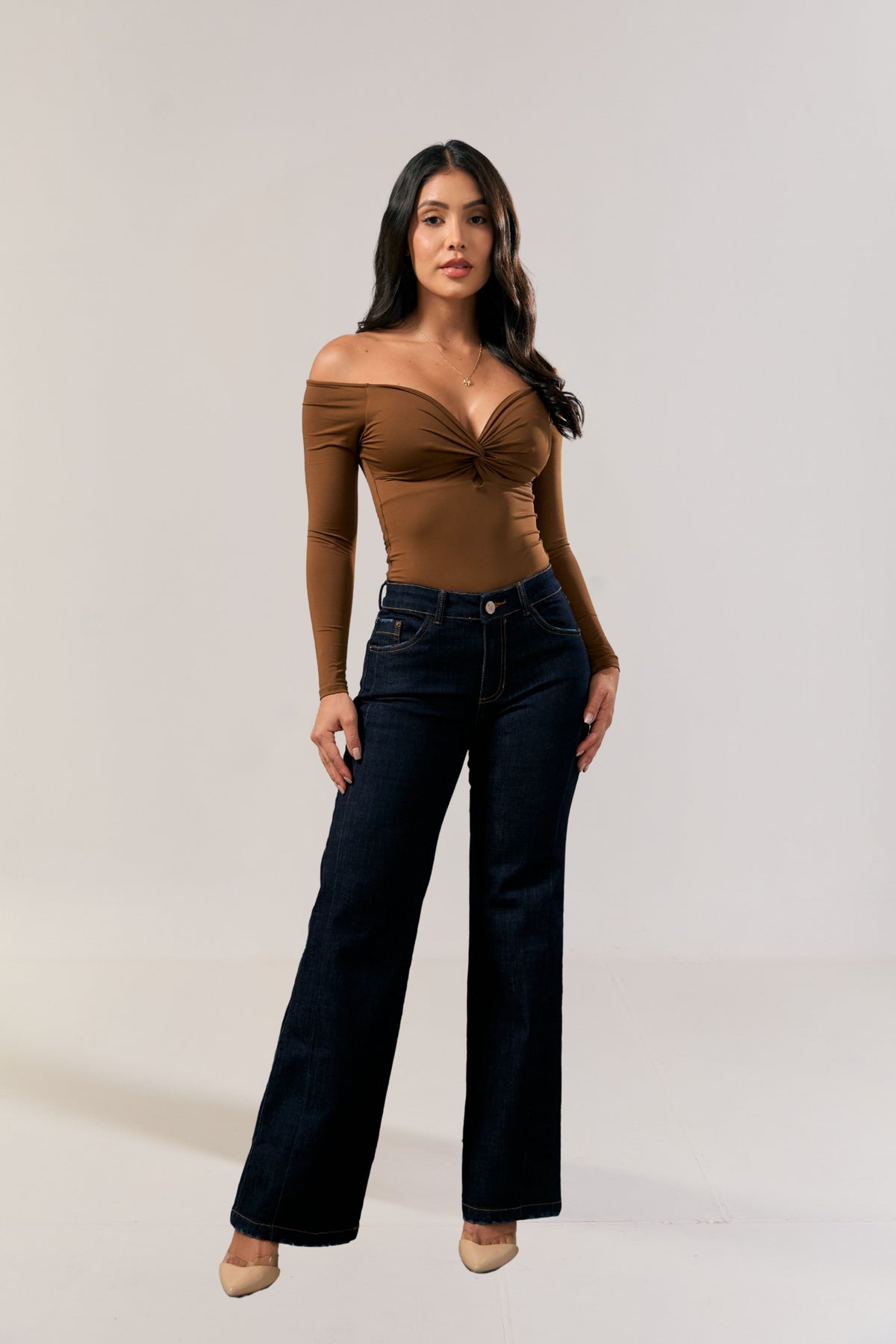 Jean wide leg azul oscuro - REF: 10472