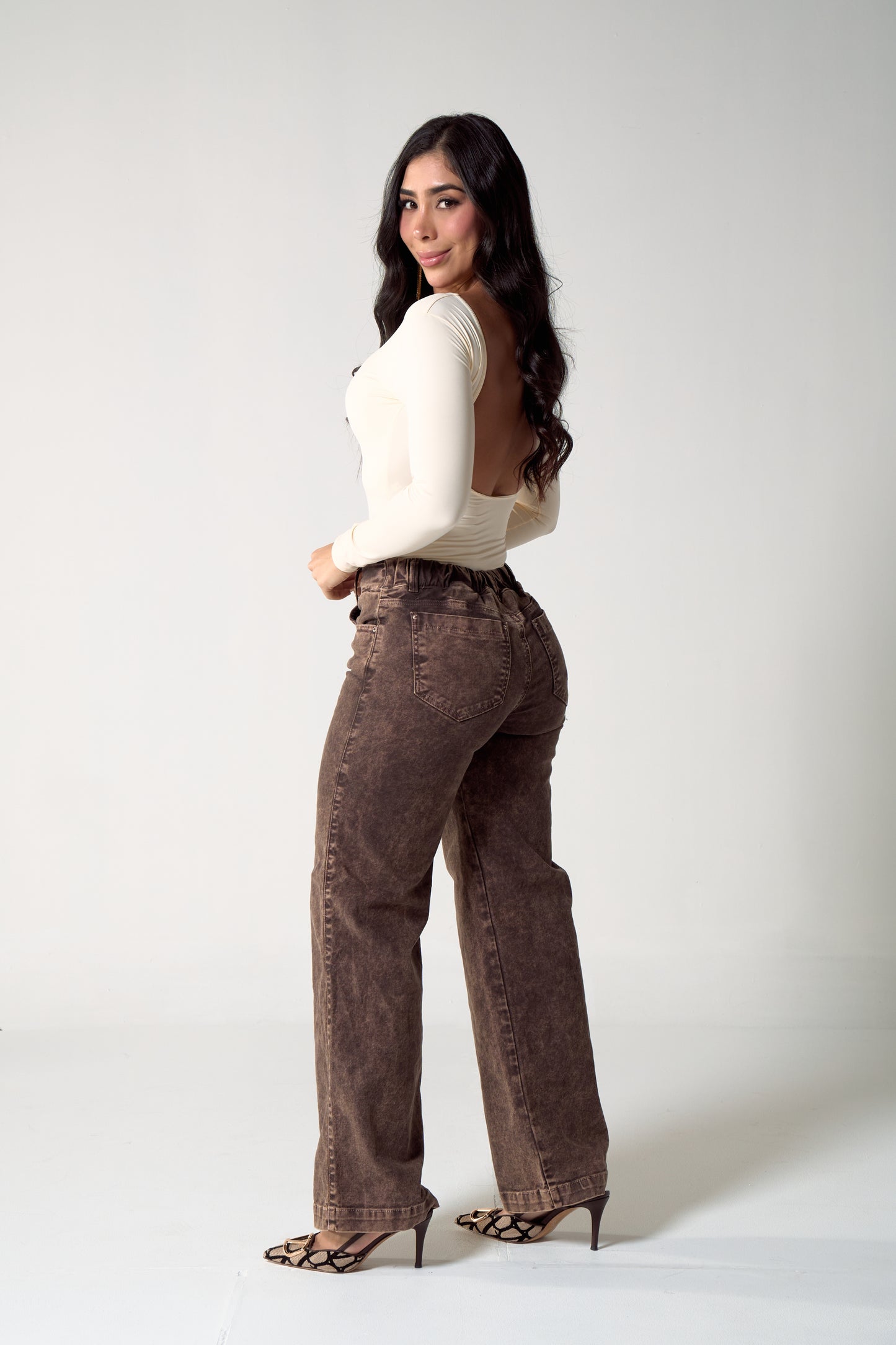 Jean wide leg lavado vintage - REF: 10366
