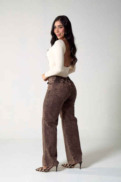 Jean wide leg lavado vintage - REF: 10366