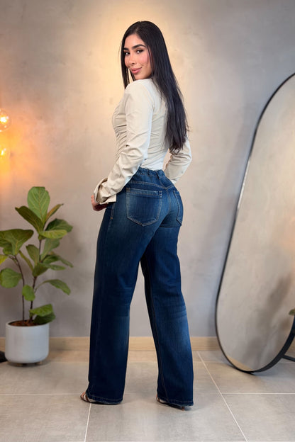 Jean clásico wide leg - REF: 10407