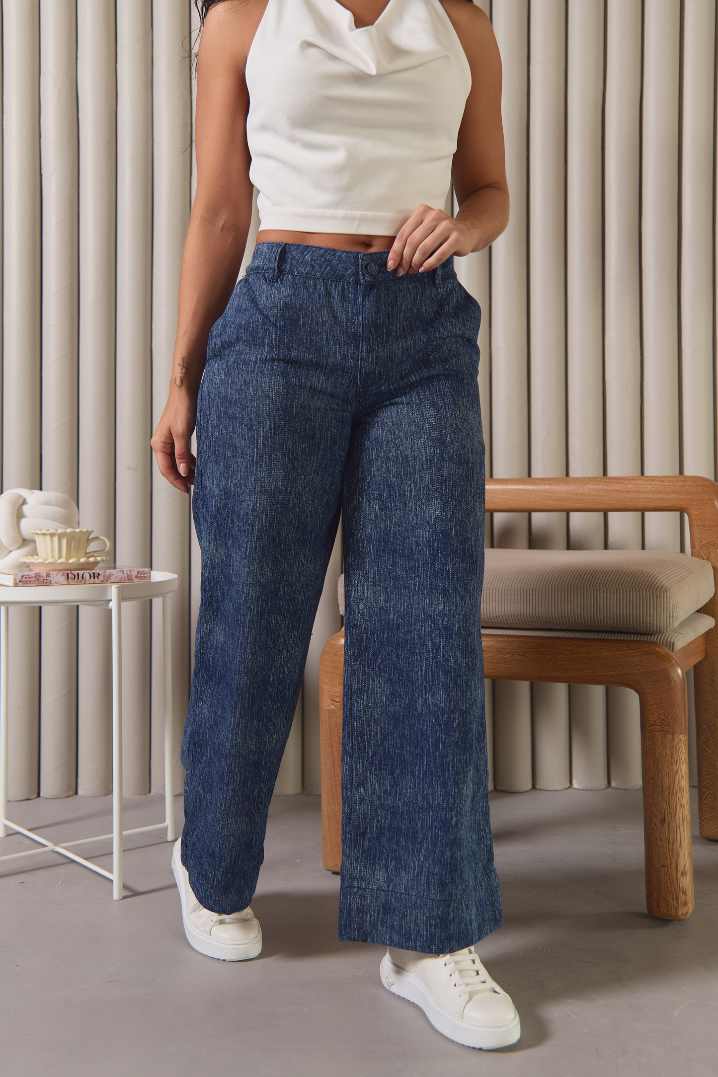 Jean con denim texturizado - REF: 10339