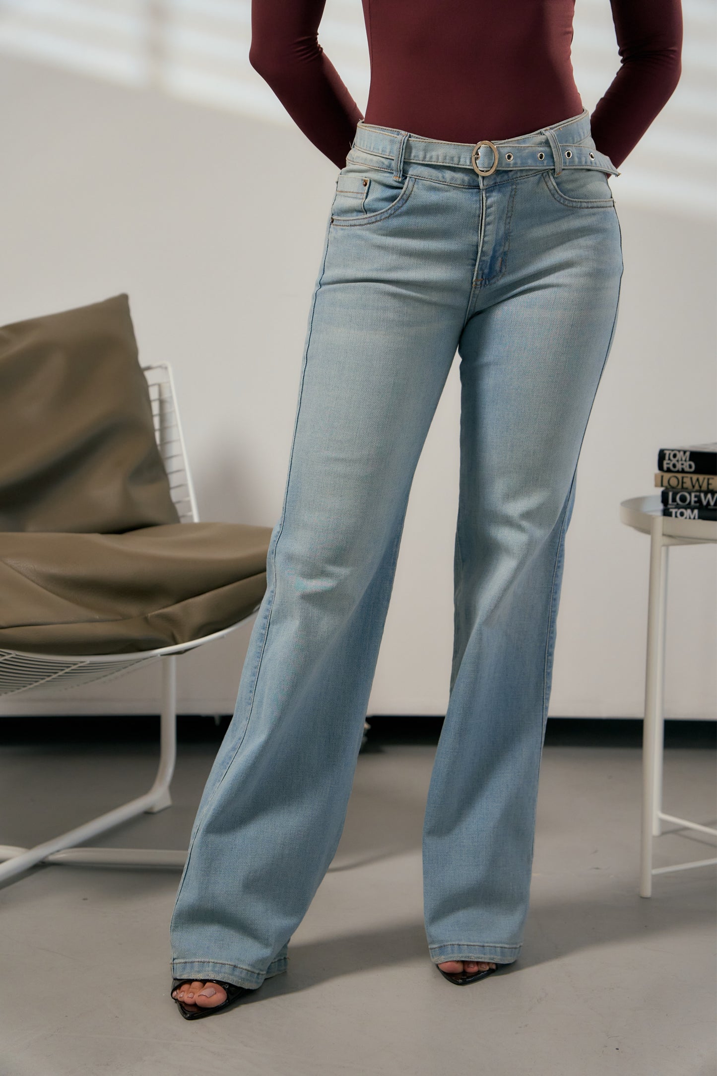 Jean flare azul claro -  REF: 10441