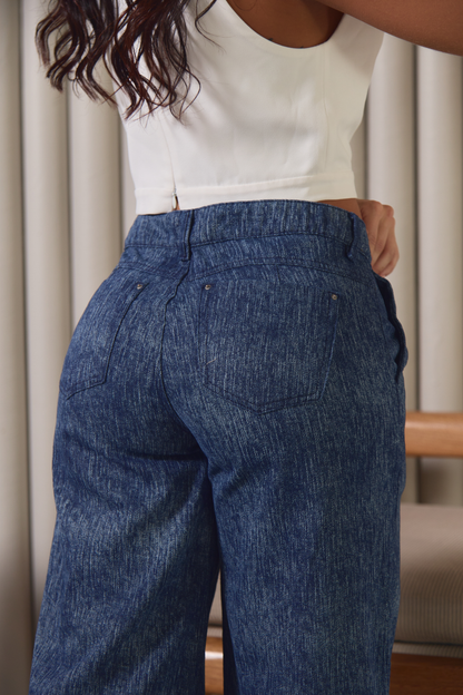 Jean con denim texturizado - REF: 10339