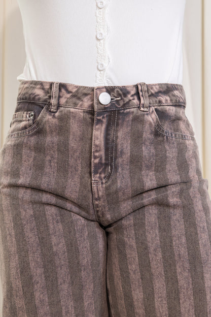 Jean barrel de rayas - REF: 10476