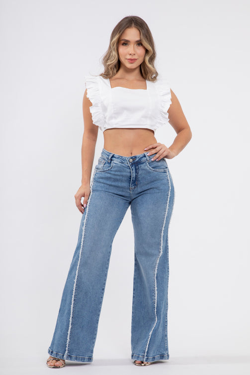 Jean con Detalle de Flecos