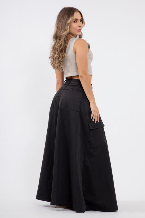 Falda Maxi Tipo Cargo