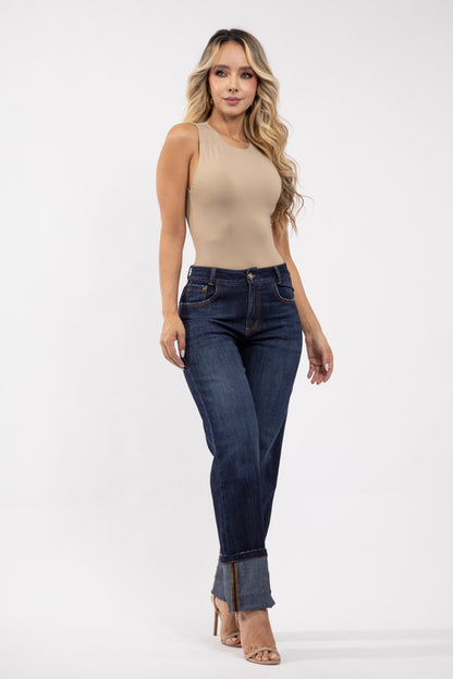 Jean Flare con Doblez