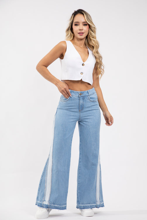 Wide Leg Dos Tonos