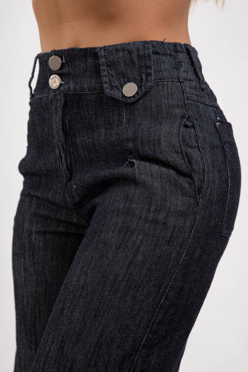 Pantalón Wide Leg en Denim